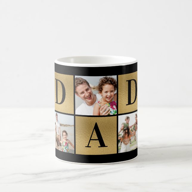 Photo DAD Collage Café Mug (Centre)