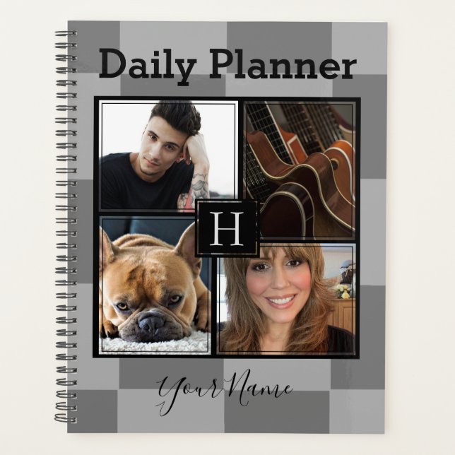 Photo Daily Planner 8 Photos- HAMbWG (Front)