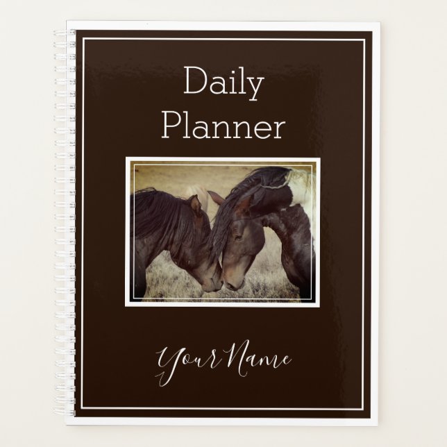 Photo Daily Planner avec chevaux - HAMbWG (Devant)