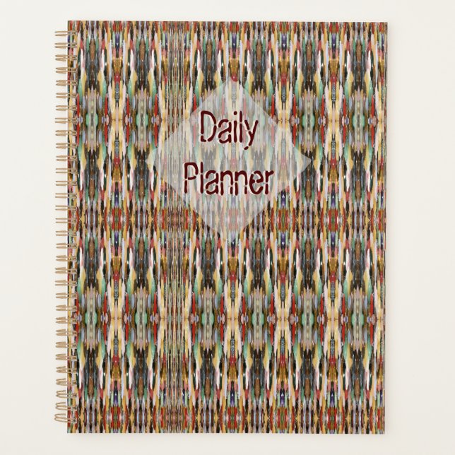 Photo Daily Planner Beaded Illusion - HAMbWG (Front)
