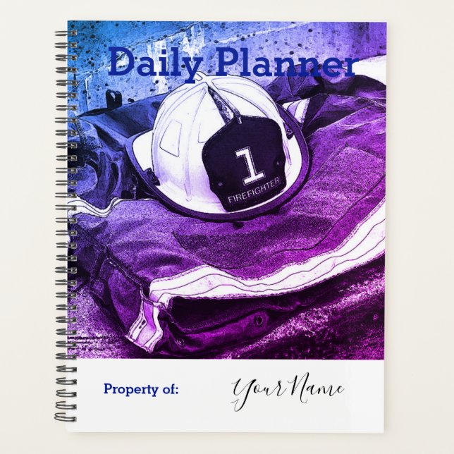 Photo Daily Planner Firefighter - HAMbWG (Devant)
