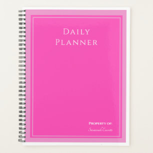 Photo Daily Planner in Any Colour - HAMbWG