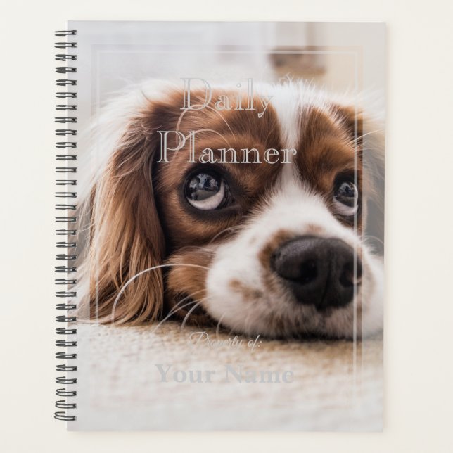 Photo Daily Planner montrant un chiot - HAMbWG (Devant)