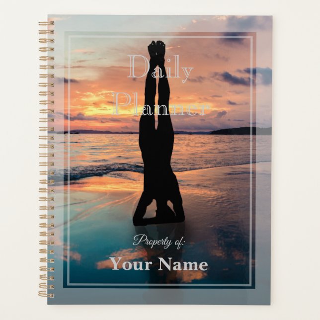Photo Daily Planner montrant yoga - HAMbWG (Devant)