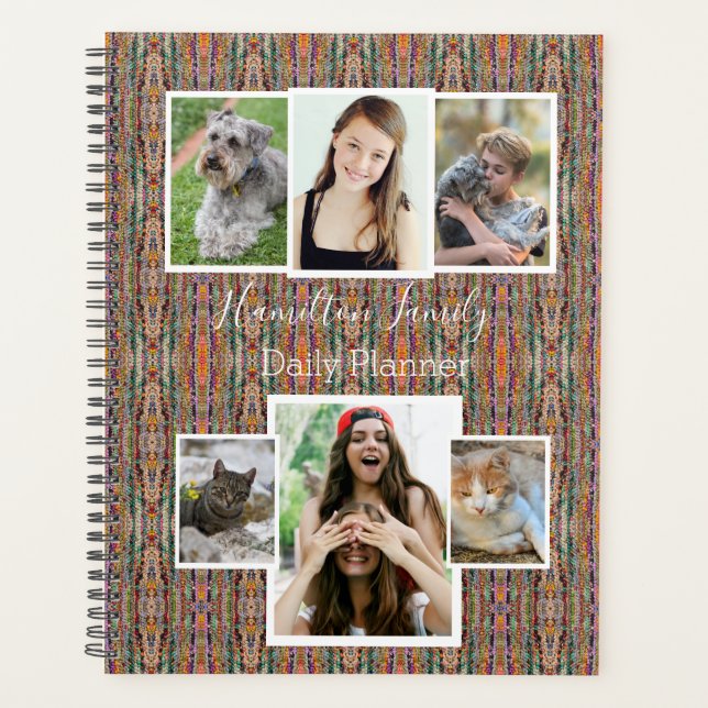 Photo Daily Planner - Needlepoint - HAMbWG (Front)