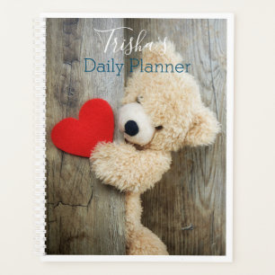 Photo Daily Planner with Teddy Bear - HAMbWG