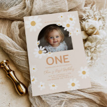 Photo Daisy Premier Invitation