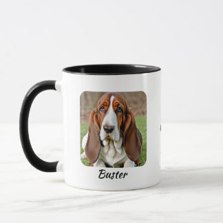 Photo d'animal Basset Hound Marron Mug personna