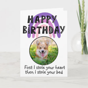 Photo d'anniversaire personnalisée de votre carte