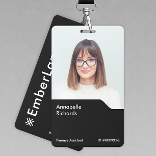 Photo de badge d'identification 3x5 Carte d'empl