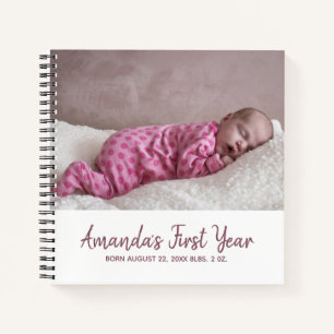 Photo de bébé Journal de la première année du bébé