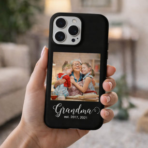Photo de cadeau de script établi de grand-mère