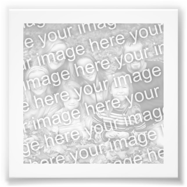 Photo de cadre blanc (Devant)