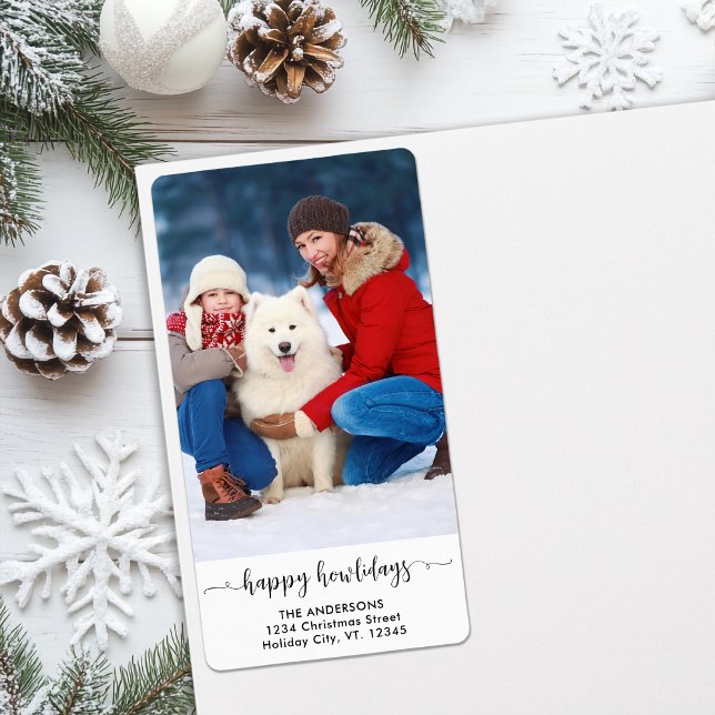 Photo de chien personnalisé de famille moderne Joy (Créateur téléchargé)