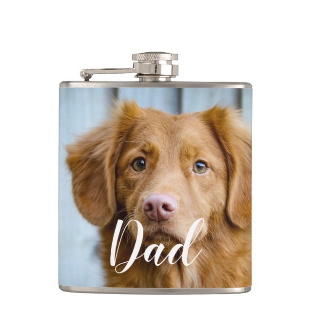 Photo de chien personnalisée - Flacon de papa de c (Devant)