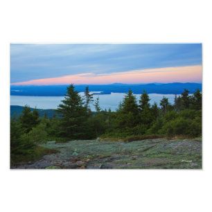 Photo de coucher du soleil de montagne de Cadillac