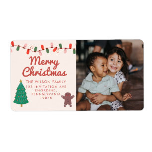 Photo de famille de Noël Joyeux Noël Adresses