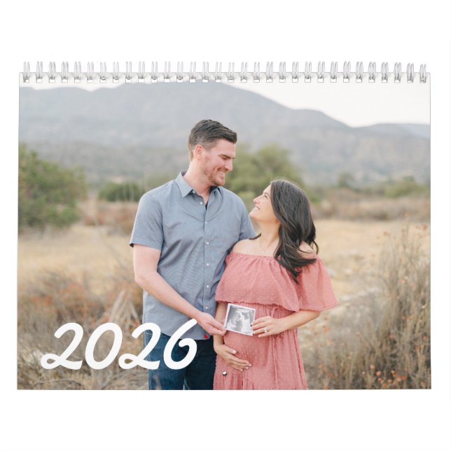 Photo de famille moderne Calendrier 2025 (Protection)