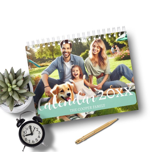Photo de famille personnalisée 2025 Calendrier de  (Créateur téléchargé)