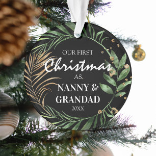 Photo de fête Nos 1ers Noël   Grands-parents