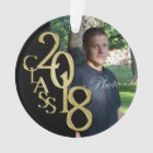 Photo de graduation noir et or 2018