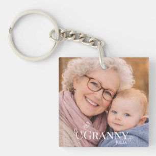 Photo de grand-mère Année d'établissement Cœur mod