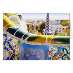 Photo de Guell de parc de Barcelone Espagne Gaudi