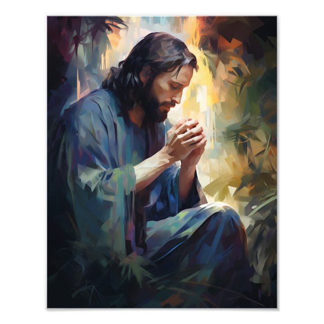 Photo de Jésus priant (Devant)