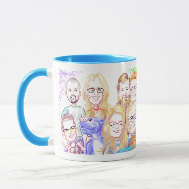 Photo de la caricature familiale Mug 2020a (Gauche)