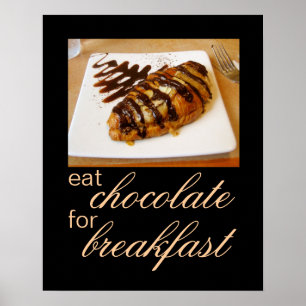 photo de la nourriture poster chocolat cuisine mur