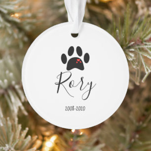 photo de la patte de chien de Noël