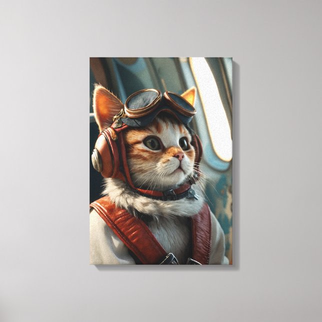 photo de la toile du chat (Recto)