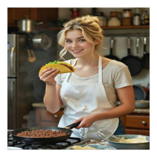 Photo de manger des tacos Personnaliser
