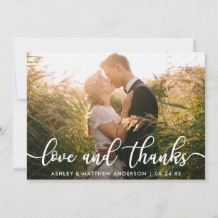 Photo de mariage Merci   Amour et Remerciements