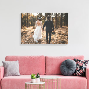 Photo de mariage personnalisée Extra Grande toile