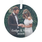 Photo de monogramme de mariage à l'écriture blanch