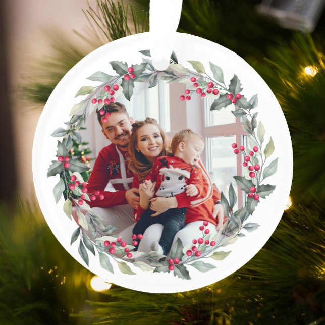 Photo de Noël minimale | Mistletoe moderne (Créateur téléchargé)