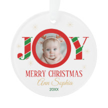 Photo de Noël personnalisé avec Joie
