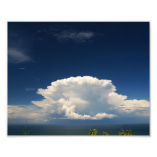 Photo de nuage blanc et duveteux