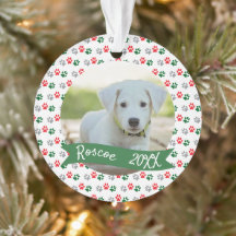 Photo de pattes d'animaux de Noël