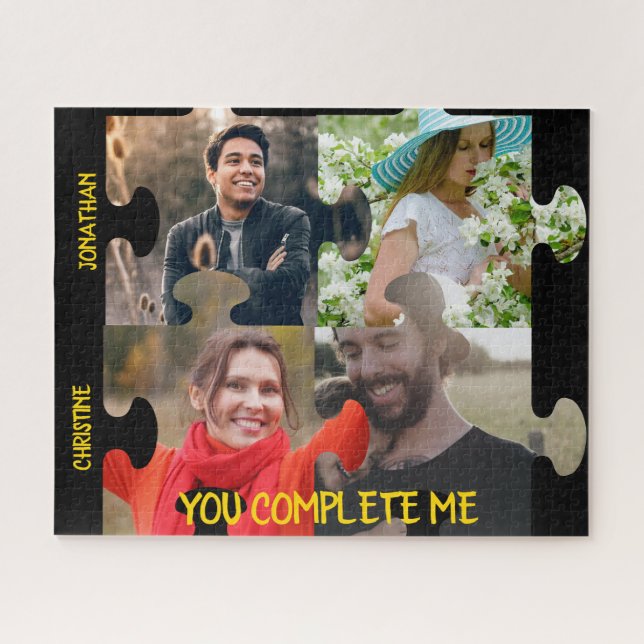Photo de pièce de puzzle personnalisée Vous me com (Horizontal)