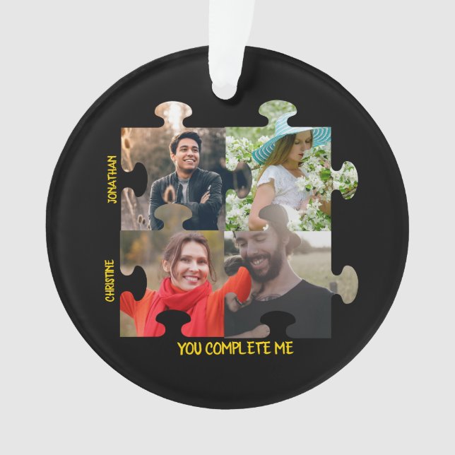 Photo de pièce de puzzle personnalisée Vous me com (devant)
