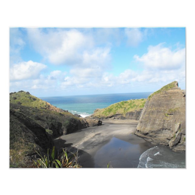 Photo de plage, The Gap at Piha (Devant)