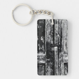 Photo de porte en bois ancienne verrouillée effray