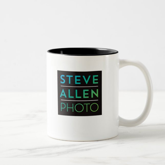 Photo de Steve Allen tasse à deux tons de 11 onces (Droit)