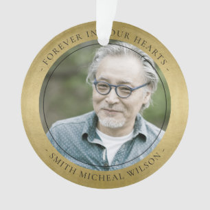 PHOTO DE SYMPATHIE DE L'ÉLÉGANT GOLD FOIL FAUX