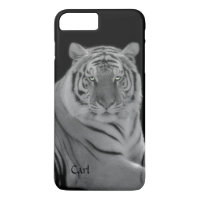 Photo de tigre blanc iPhone 7 Plus coque
