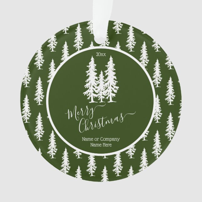 Photo de vacances de Noël | d'arbres du vert | (devant)