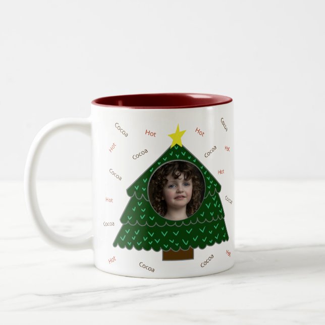 Photo de vacances personnalisée Mug (Gauche)