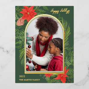 Photo de vacances Poinsettia et verdure